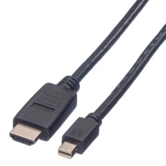 "Value Mini Displayport Cable Mini – High-Quality, Reliable Connectivity | Manufacturer Part No: 11.99.5791"